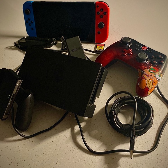 Nintendo Switch Console Red and Blue Joy-Con Gaming System